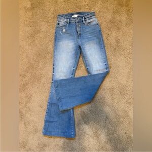 Kancan high-rise flare size5/26. Great condition.
